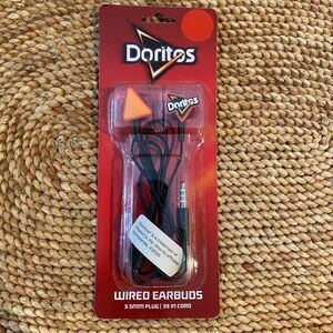 Doritos Wired Earbuds 3.5mm Plug 39in Cord Novelty Headphones New Sealed